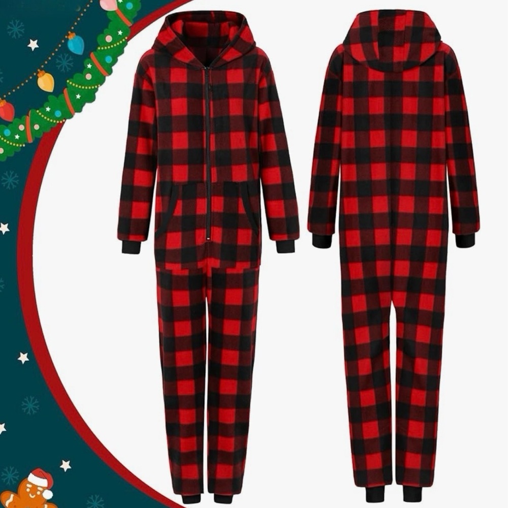 Weekend Edition Buffalo Plaid Onesie Pajama